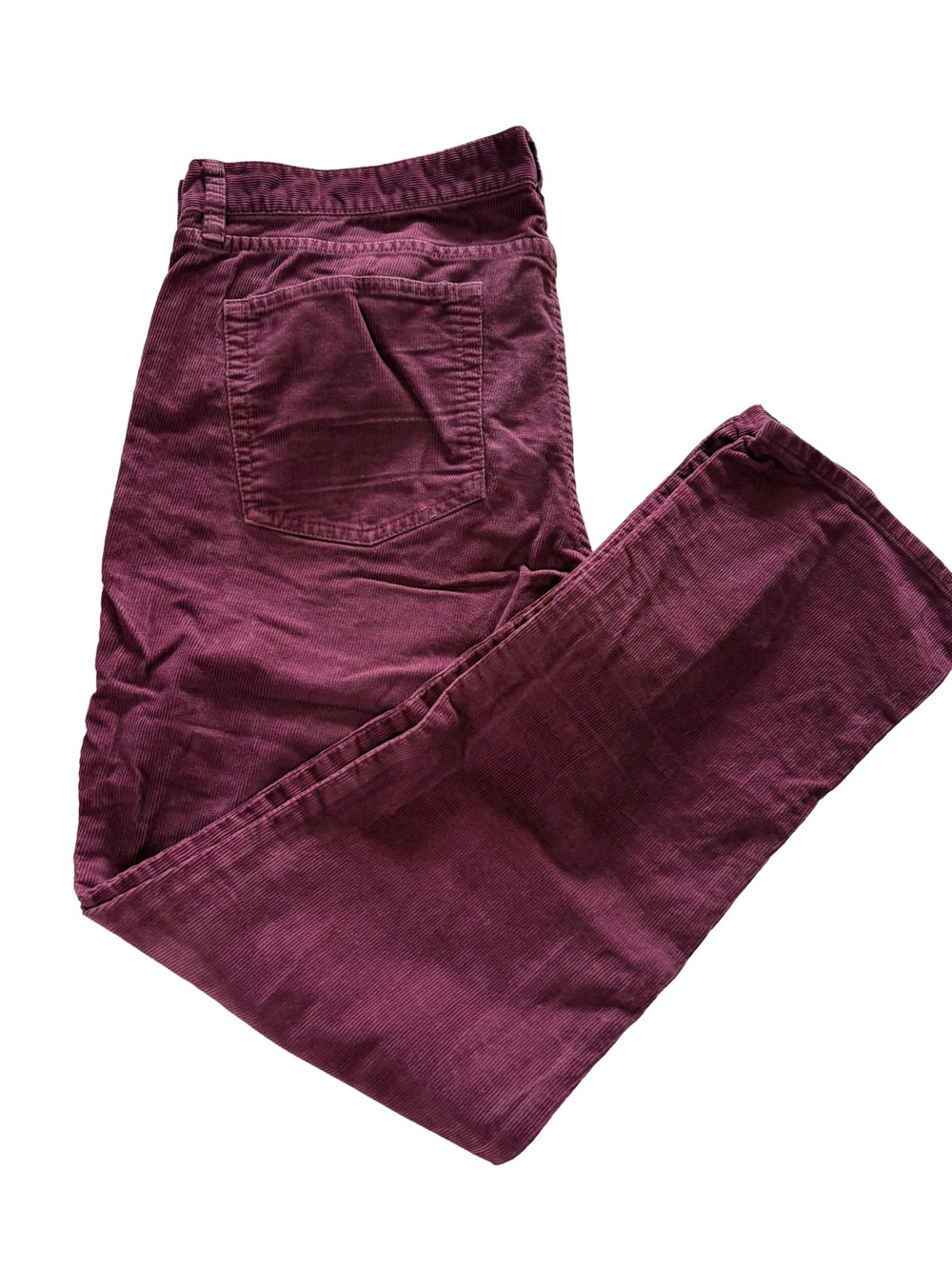 Women’s Corduroy Pants in Burgundy